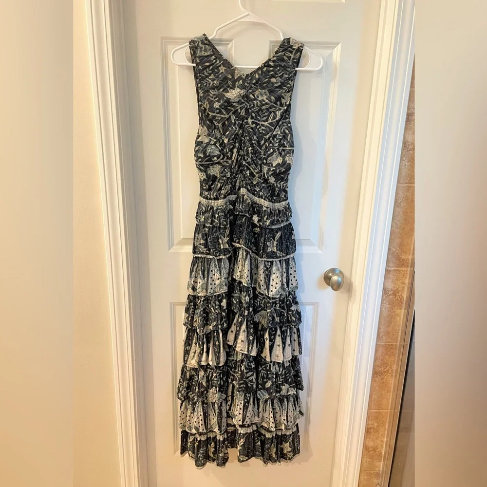 Ulla Johnson Tiered Ruffled Maxi Dress - Picture 2 of 9